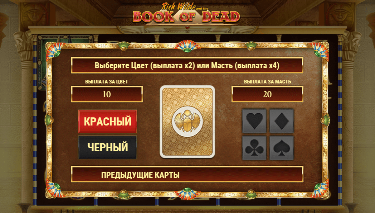 Book of Dead play in casino